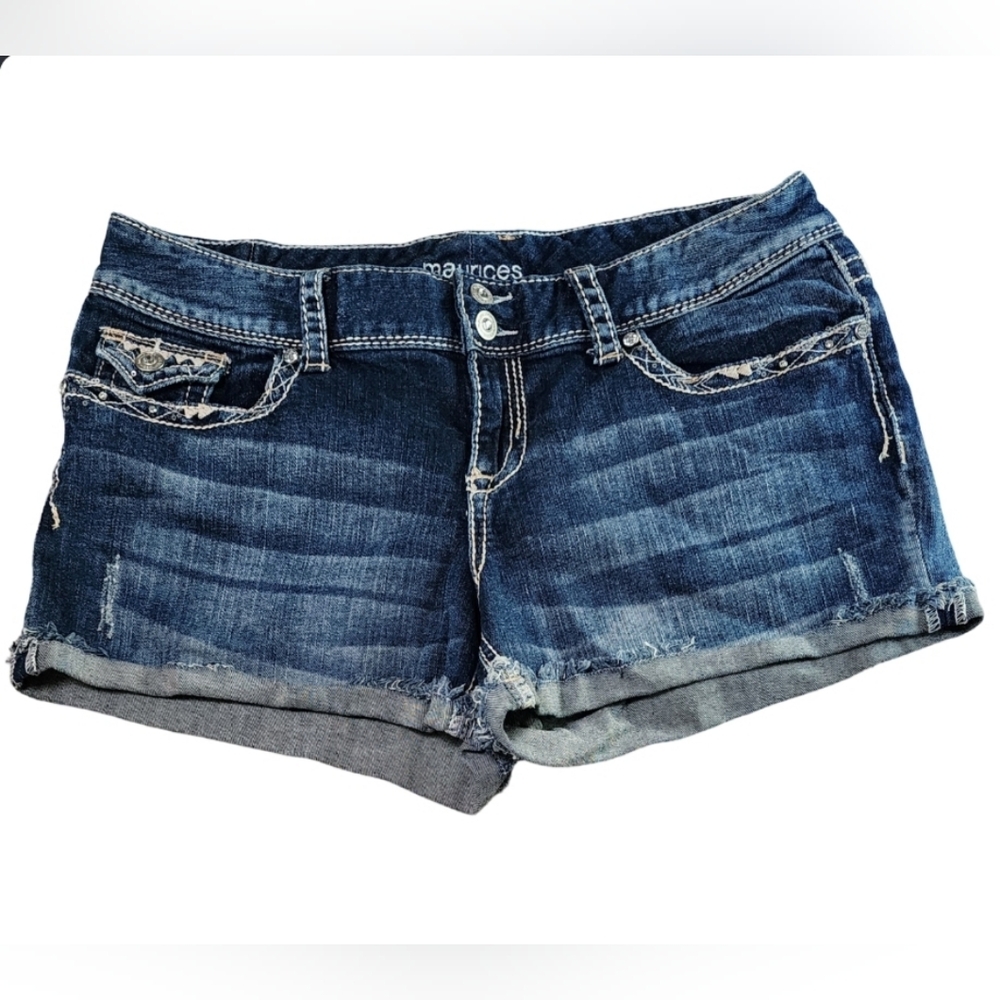 Maurices midrise shorts, size 11/12